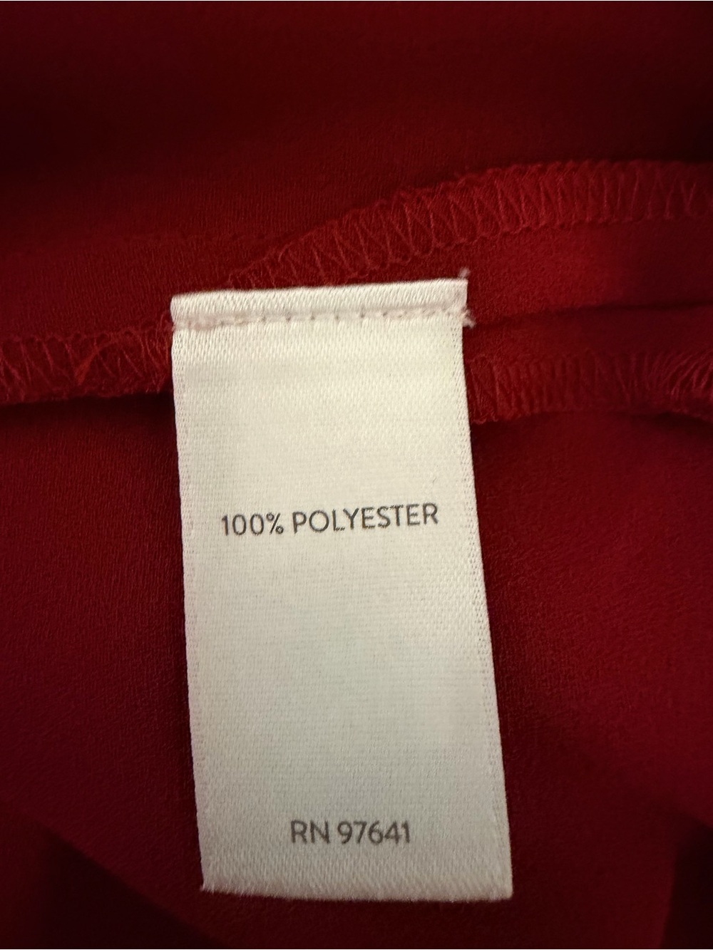J. Jill Ruby Red Pleated Button-Down Blouse - Picture 5 of 5